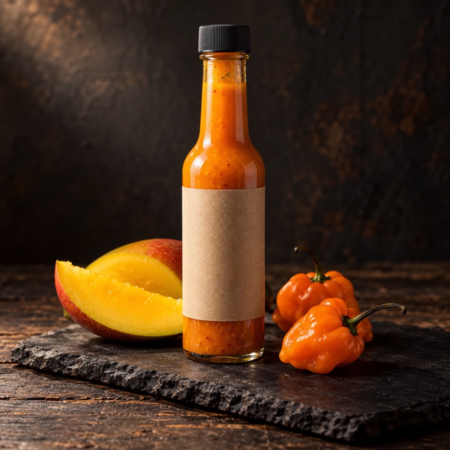 Habanero Mango Hot Sauce bottle