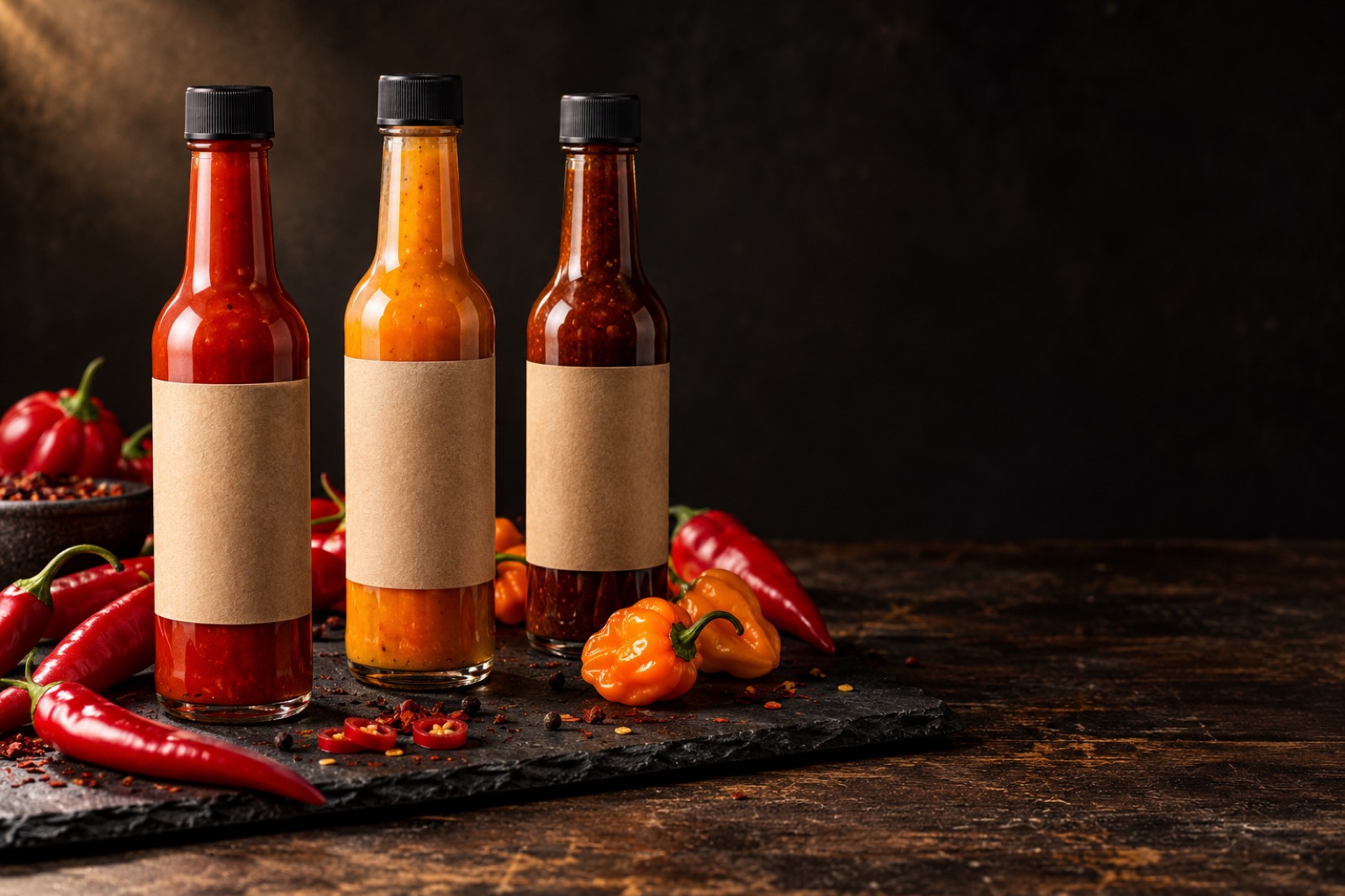 Brindle Pepper Co. hot sauces