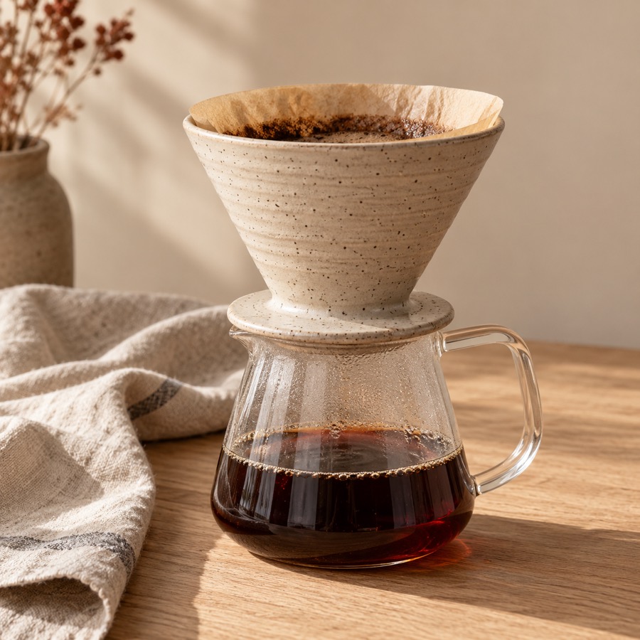 Stoneware Pour-Over Dripper
